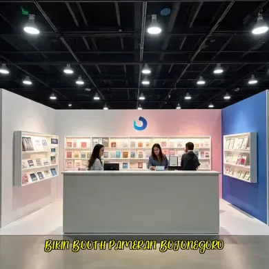 Bikin Booth Pameran Bojonegoro
